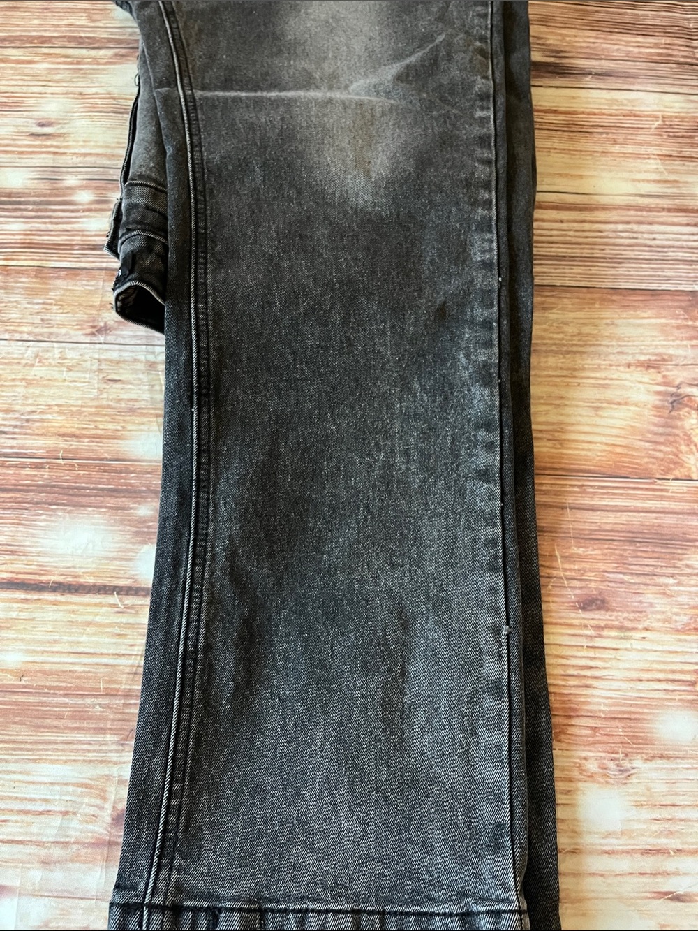 Blu Rock Men’s Black Washed Jeans 40x31 - Picture 7 of 7